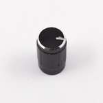 Ручка d=10 мм металлическая к резисторам, на вал 6 мм, цвет- черный