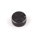 Ручка d=40 мм металлическая к резисторам, на вал 6 мм, цвет- черный