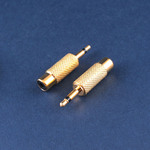 Переходник 3,5 мм штекер моно - RCA гнездо, Pl/G 16.115