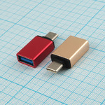 Переходник USB 2.0-A шт. - USB Type C шт. OTG