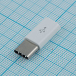 Переходник USB Type C штекер - micro USB B гнездо, 16.472
