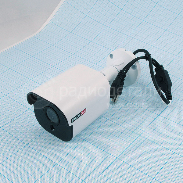 Видеокамера уличная 1/2.5 CMOS, 5Мп, F=3.6мм 84гр. ИК-подсветка 20м,12В/250мА PT-MHD5M-MB
