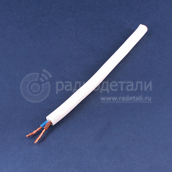 Провод электрический ПВС 2*1,5мм² белый
