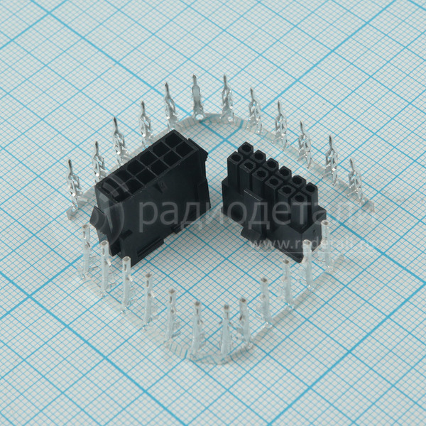 Комплект разъемов 12-pin Micro-Fit 3.0 mm