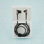 Lightning шт.- USB-А шт., 1.0m, LDNIO LS421 2,4A, Cu, разьемы угловые, в оплетке