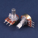 Резистор переменный 100 кОм 20% 0.125 Вт линейная А, вал 6/15 мм СП3-500кМ