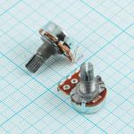 Резистор переменный 20 кОм 20% 0.125 Вт линейная B, вал 6/15 мм R16K4 B20K L15KC