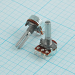 Резистор переменный 10 кОм 20% 0.125 Вт линейная A, вал 6/25 мм СП3-500аМ