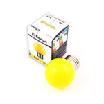 Светодиодная лампа G45 E27 220V 1W Желтый LB-37 FERON