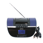 Беспроводная колонка PERFEO i350PRO, Bluetooth, AUX, USB/SD, FM(87.5-108MHz), часы, будильник