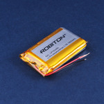 Аккумулятор LP103450 3.7V 1800mAh (10х34х50мм) с защитой, с выводами, Robiton