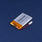 Аккумулятор LP232635 3.7V 130mAh (2.3х26х35мм) с защитой, с выводами, Robiton