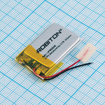 Аккумулятор LP402030 3.7V 180mAh (4х20х30мм) с защитой, с выводами, Robiton