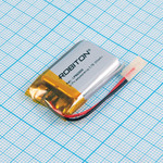 Аккумулятор LP602030 3.7V 300mAh (6х20х30мм) с защитой, с выводами, Robiton
