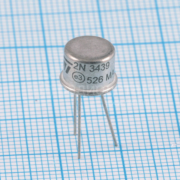 Транзистор 2N3439 NPN 350V 1A TO-39