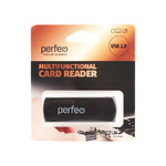 Карт-ридер PERFEO Card Reader SD/MMc+Micro SD+MS+M2 USB 2.0 PF-VI-R013