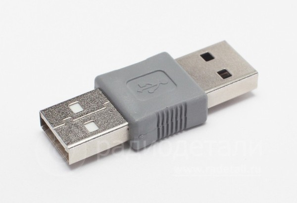 Переходник USB A штекер - А штекер (6-080 PREMIER)
