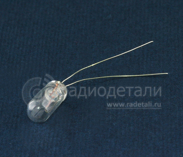 Микролампа для подсветки d=5mm, 1.5V, 250 mA прозрачная