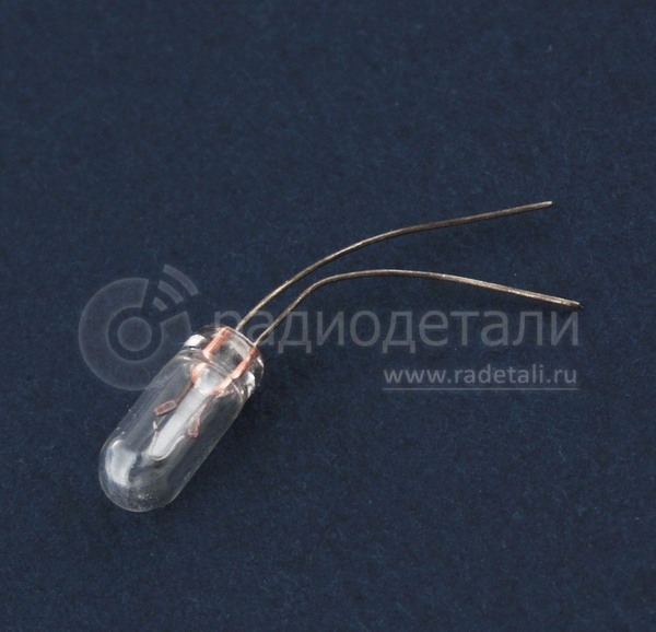 Микролампа для подсветки d=4mm, 9V, 65mA прозрачная