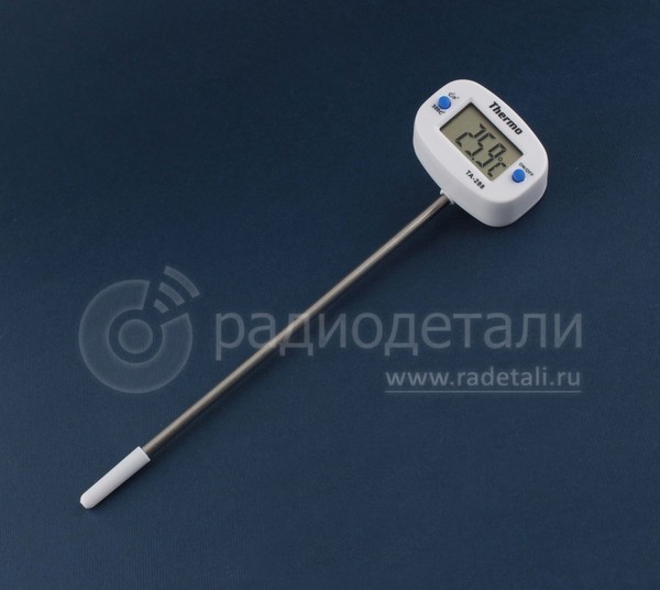 Термометр-щуп TA 288 (-50° +300° C), с поворотным дисплеем (питание1х AG13, 1.5V)