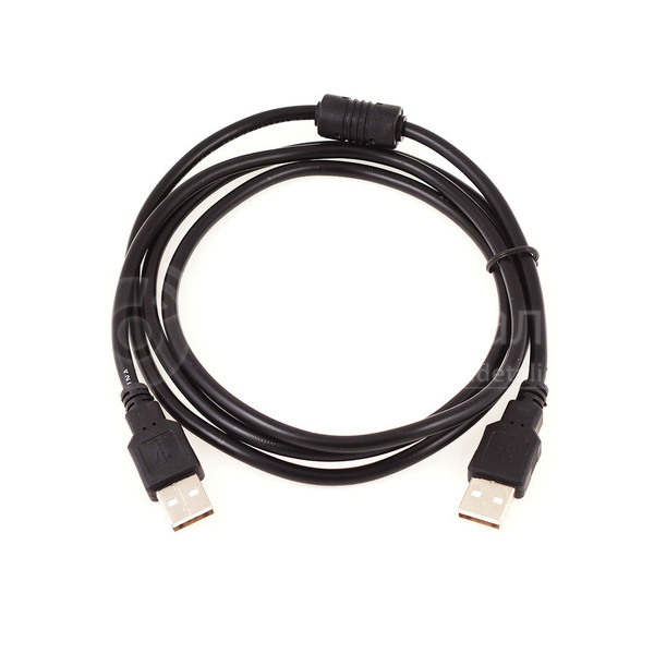 USB 2.0-A шт.- USB-A шт. 1.45m, с ферритом черный