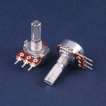 Резистор переменный 50 кОм, 20%, 0,125 Вт, линейная А, вал Т/20 СП3-500 кМ