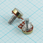 Резистор переменный 1.0 кОм 0.125 Вт 20% линейная B, вал 6/15 мм R16K1 B1K L15KC