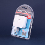 Адаптер сетевой/зарядное устройство с 2-мя USB вых. 5V 2,1A Robiton USB2100/TWIN