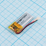 Аккумулятор LP551230 3.7V 150mAh (5.5х12х30мм) с защитой, с выводами, Robiton