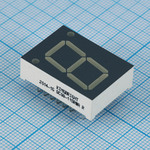 Индикатор LED 1 цифра(20,32мм), 8 точек, красный, общий катод, 27х20х8мм SC08-11SRWA